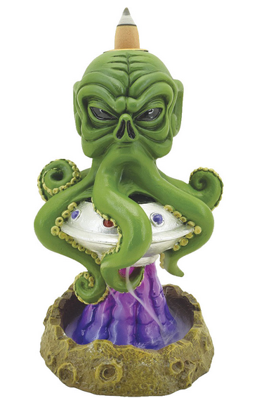 Fujima Octopus UFO Backflow Incense Burner - HalfMoonMusic