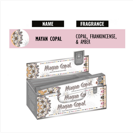 Mayan Copal Natural Incense Sticks - HalfMoonMusic