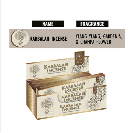 Kabbalah Natural Incense Sticks - HalfMoonMusic