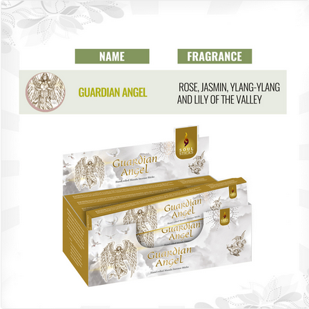 Guardian Angel Natural Incense Sticks - HalfMoonMusic