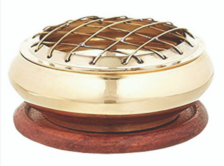 Minimalist Charcoal Resin Incense Burner - HalfMoonMusic