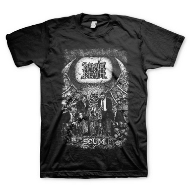 Men's Napalm Death Scum Vintage Logo T-Shirt - HalfMoonMusic
