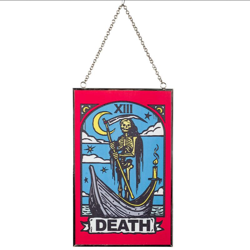 Hanging Stained Glass Suncatcher - HalfMoonMusic