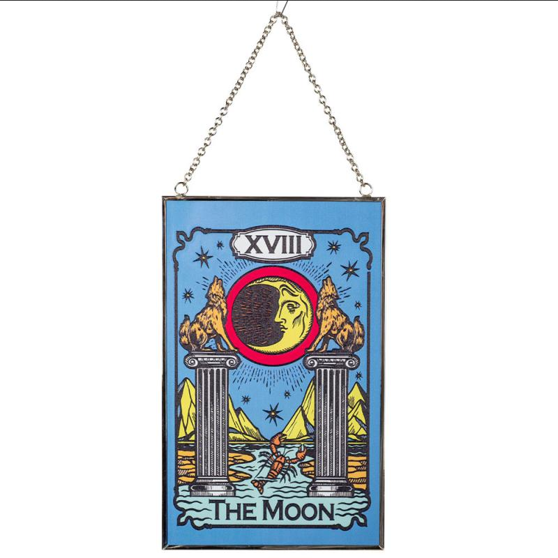 Hanging Stained Glass Suncatcher - HalfMoonMusic
