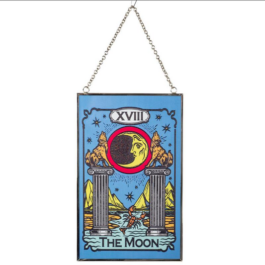 Hanging Stained Glass Suncatcher - HalfMoonMusic
