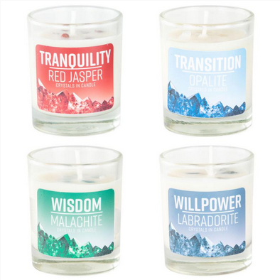 Melt Away Stone Energy Candle - HalfMoonMusic