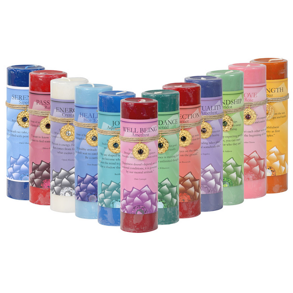 Inspirational Lotus Candles - HalfMoonMusic