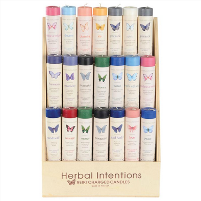 Herbal Intentions Candles - HalfMoonMusic
