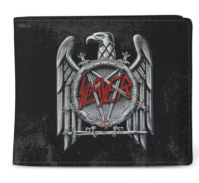Slayer Silver Eagle Wallet - HalfMoonMusic