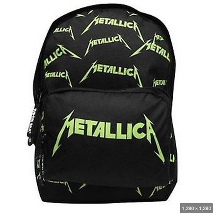 Metallica Logo Youth's Backpack - HalfMoonMusic
