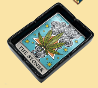 The Stoner Tarot Card Ash Tray - HalfMoonMusic