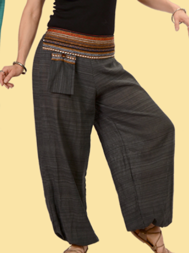 Women's Cotton Daydream Nation Harem Pants - HalfMoonMusic