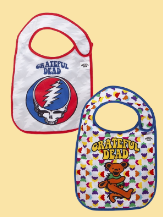 Grateful Dead Baby Bibs - HalfMoonMusic