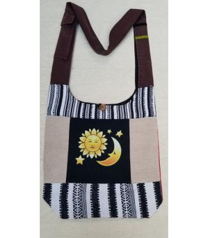 Cotton Ghary Patchwork DP Sun Moon Bag - HalfMoonMusic