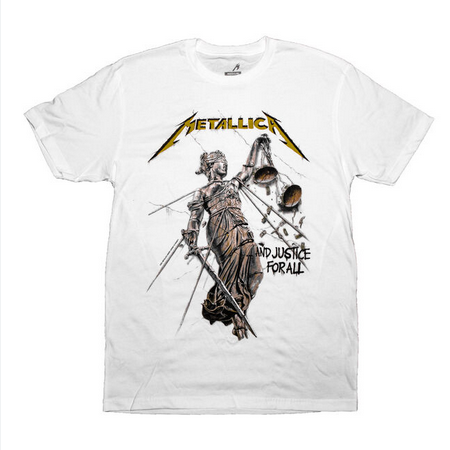 Men's Metallica And Justice For All Album Cover T-Shirt - HalfMoonMusic