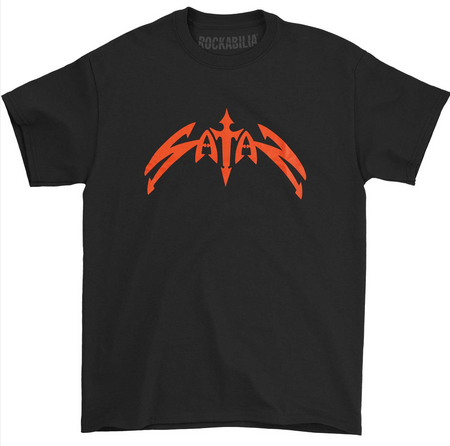 Men's Satan Classic Logo T-Shirt - HalfMoonMusic