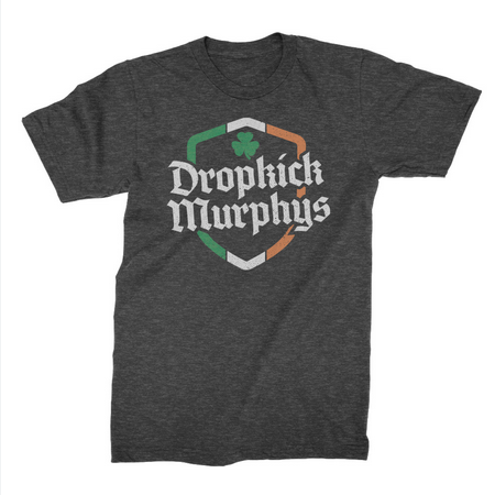 Men's Dropkick Murphys Irish Shield T-Shirt - HalfMoonMusic