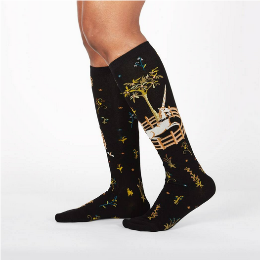 Unicorn in Captivity Knee High Socks - HalfMoonMusic