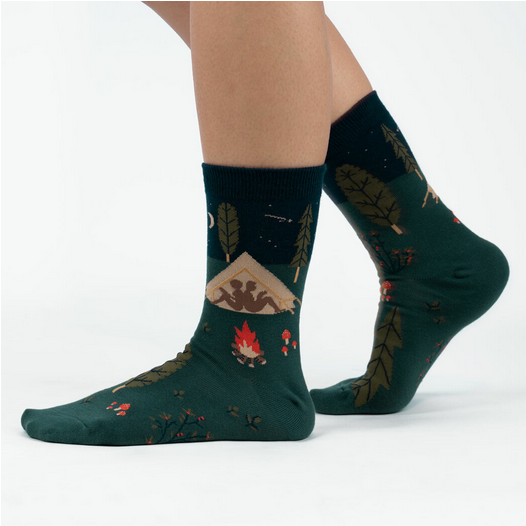 Off The Grid Crew Socks - HalfMoonMusic