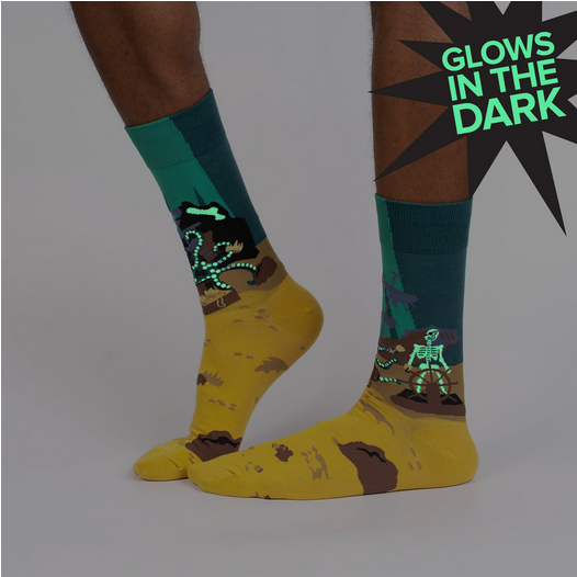 Skeleton Crew Men's Crew Socks - HalfMoonMusic