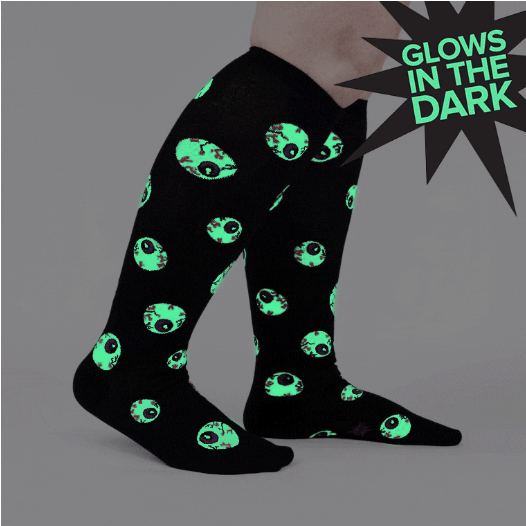 STRETCH-IT™ All Eyes On Me Knee Socks - HalfMoonMusic
