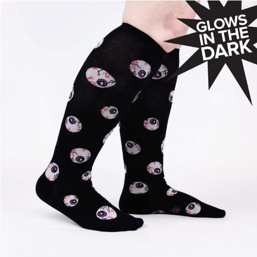 STRETCH-IT™ All Eyes On Me Knee Socks - HalfMoonMusic