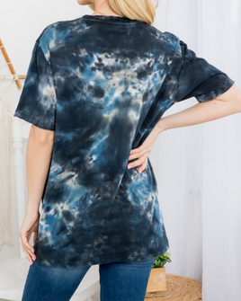 Unisex Om Mantra Meditation Man Tie-Dye T-Shirt - HalfMoonMusic