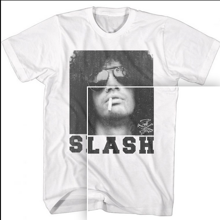 Men's Slash Smoking T-Shirt - HalfMoonMusic