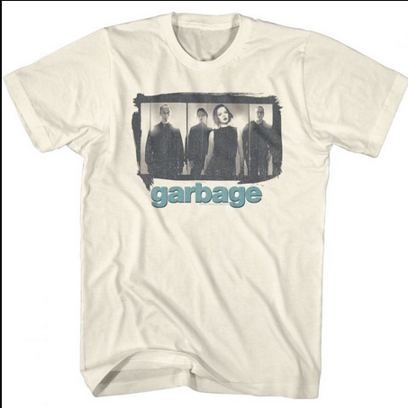 Men's Garbage Panels T-Shirt - HalfMoonMusic