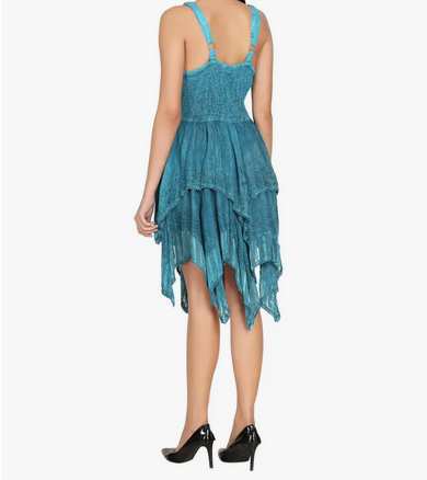 fairy cut dress Women's Acid Wash Fairy Cut Dress