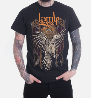 Men's Lamb of God Crow T-Shirt - HalfMoonMusic