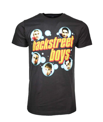 Men's Backstreet Boys Bubble T-Shirt - HalfMoonMusic