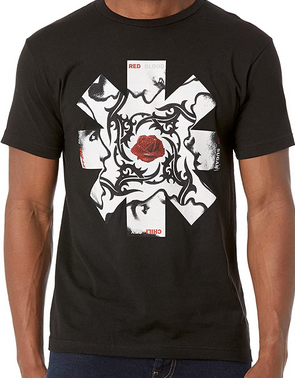 Men's Red Hot Chilli Peppers Blood Sugar Sex Magick Asterisk T-Shirt - HalfMoonMusic