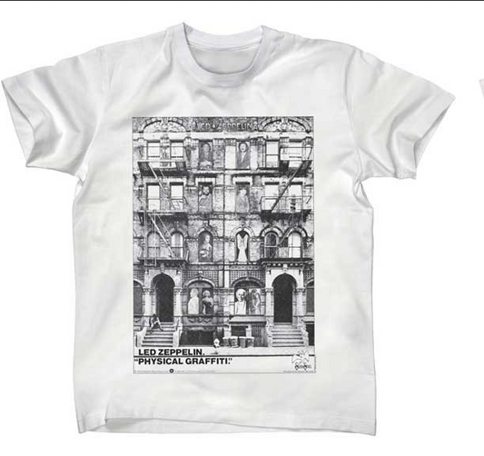 Men's Led Zeppelin Physical Graffiti T-Shirt - HalfMoonMusic