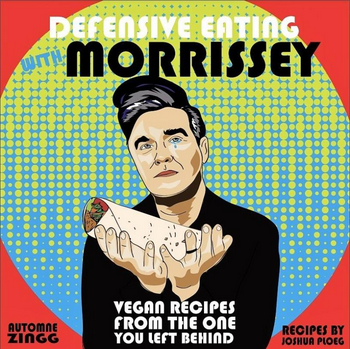 Defensive Eating With Morrissey Hardcover Book - HalfMoonMusic