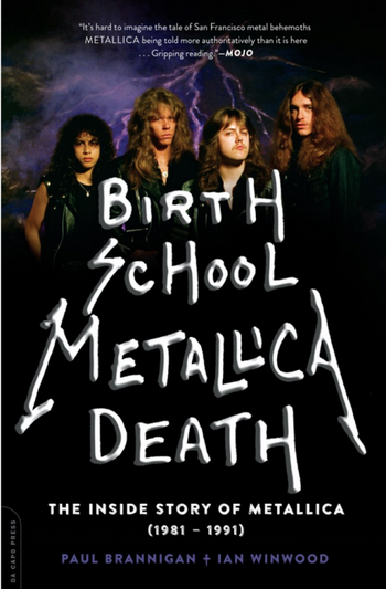 Birth School Metallica Death Paperback Book - HalfMoonMusic