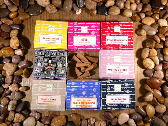 Satya 12pc Dhoop Cones - HalfMoonMusic