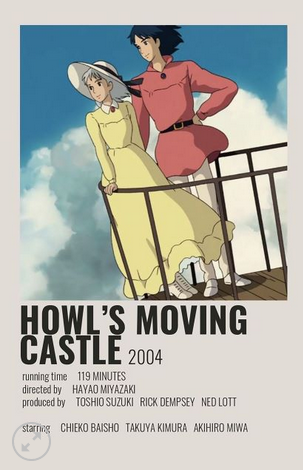 11x17 Howl's Moving Castle Countertop Poster - HalfMoonMusic