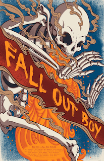 11x17 Fall Out Boy Countertop Poster - HalfMoonMusic