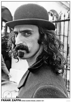 11x17 Frank Zappa Countertop Poster - HalfMoonMusic