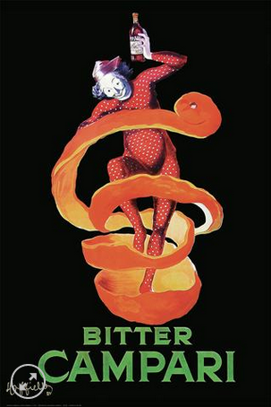 11x17 Bitter Campari Countertop Poster - HalfMoonMusic