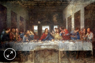 11x17 The Last Supper Countertop Poster - HalfMoonMusic