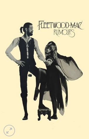 11x17 Fleetwood Mac Countertop Poster - HalfMoonMusic