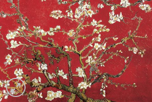 11x17 Van Gogh Almond Blossoms Countertop Poster - HalfMoonMusic