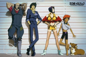 11x17 Cowboy Bebop Countertop Poster - HalfMoonMusic