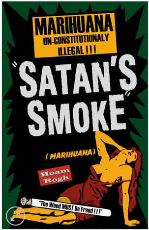 11x17 Satan's Smoke Countertop Poster - HalfMoonMusic
