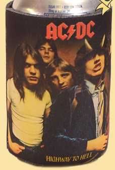 AC/DC Highway to Hell Koozie - HalfMoonMusic