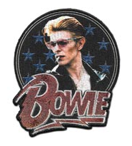 David Bowie Stars Patch - HalfMoonMusic