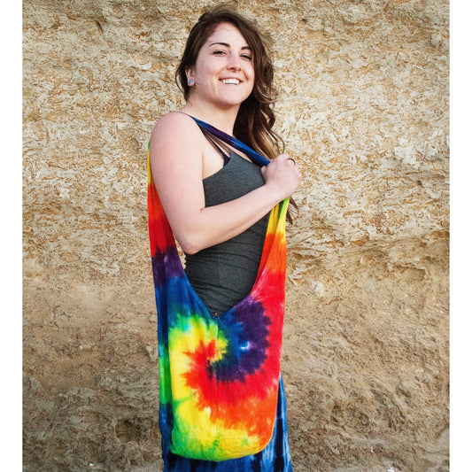 Tie Dye Shoulder Bag - HalfMoonMusic