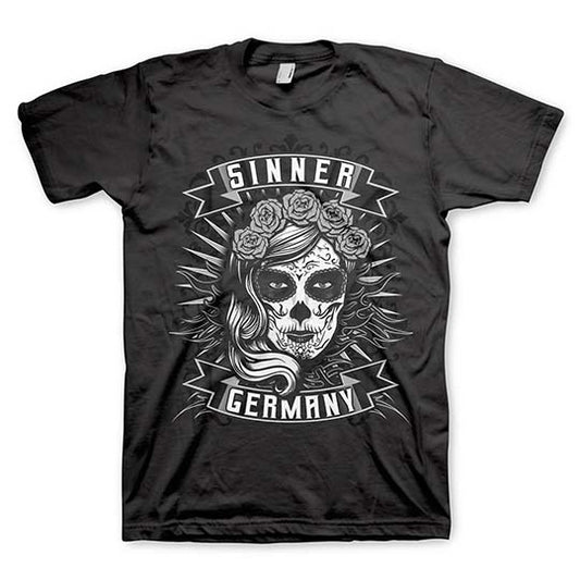 Mens Sinner Germany T-shirt - HalfMoonMusic